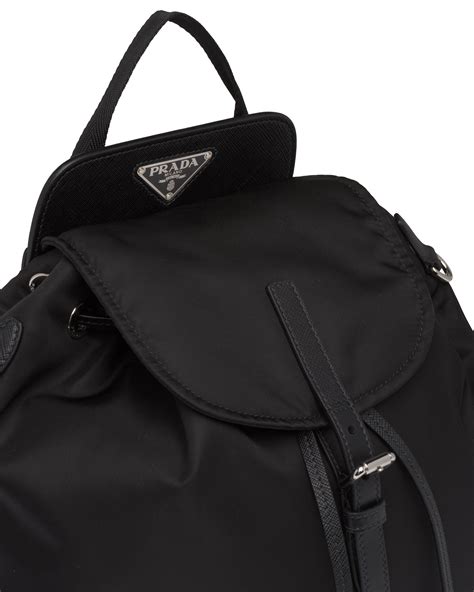 prada technical fabric and saffiano leather backpack|Prada purses on sale.